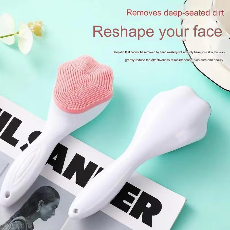 1 pcs Silicone Face Scrubber Exfoliating Brush
